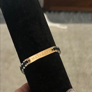 Gold and Silver Men's Bracelet
